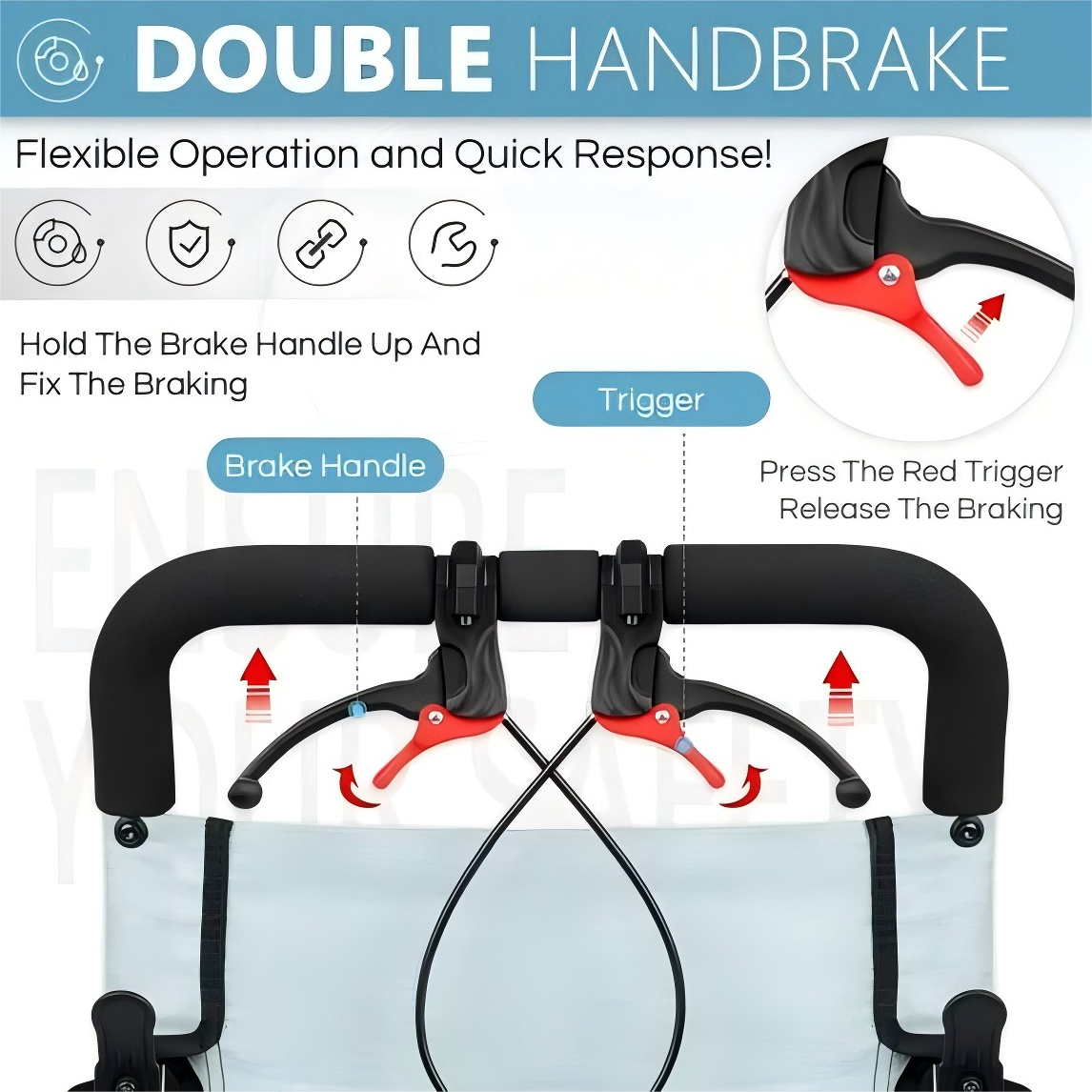 WEYRAL Transport Wheelchair,Blue