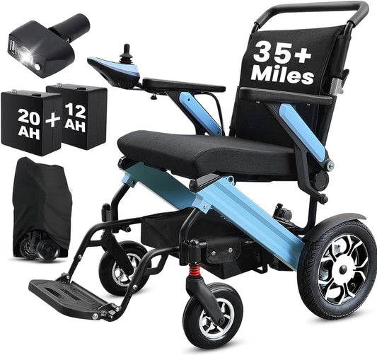 WEYRAL Electric Wheelchair Dual Battery (56 km) & 700W Power