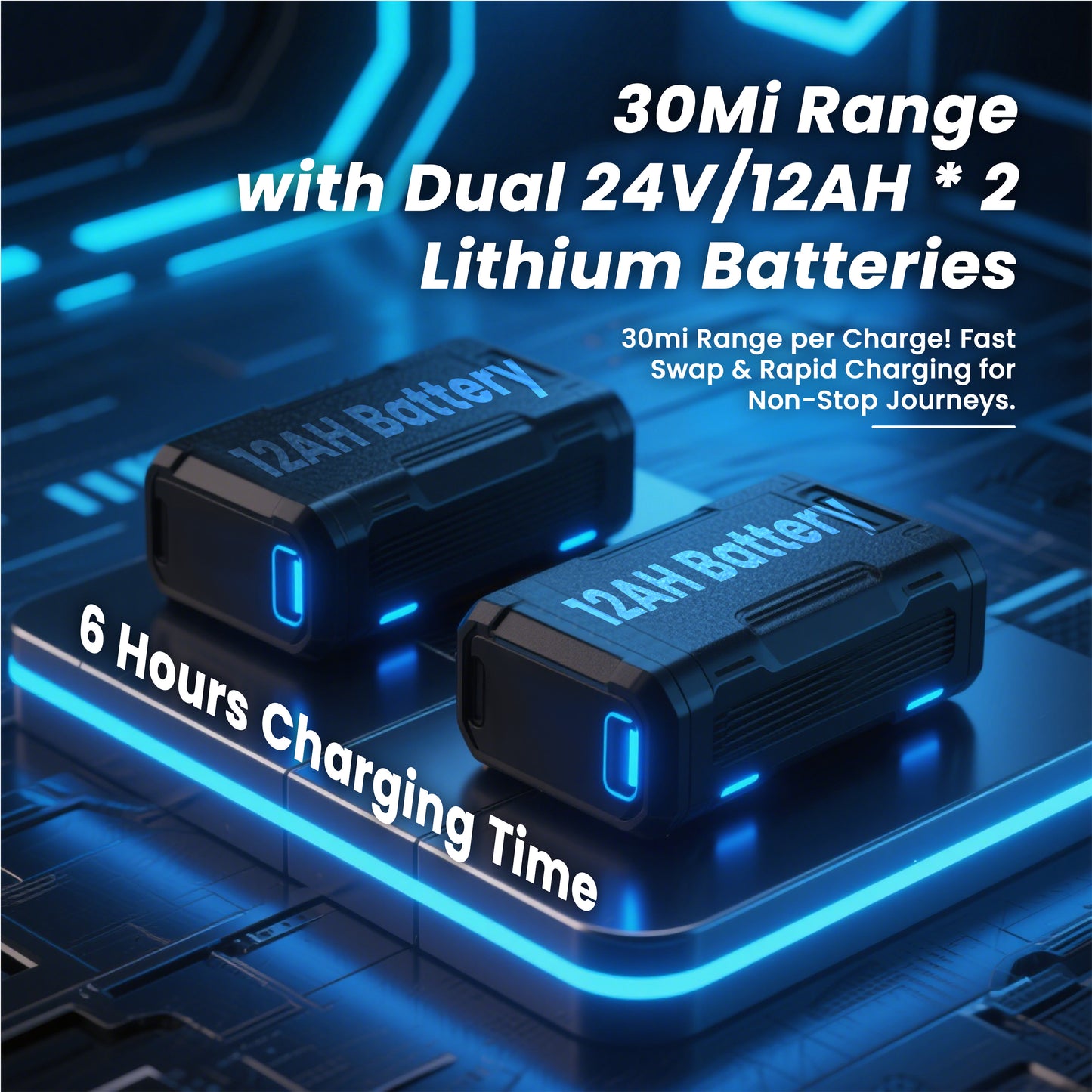 WEYRAL Ultra-Lightweight Foldable Electric Wheelchair – Long Range (48km)