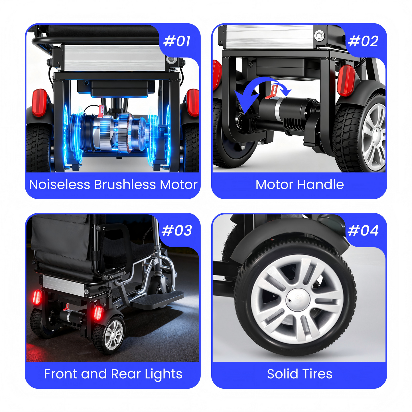 WEYRAL 3 Wheel Electric Scooters, 25 Miles