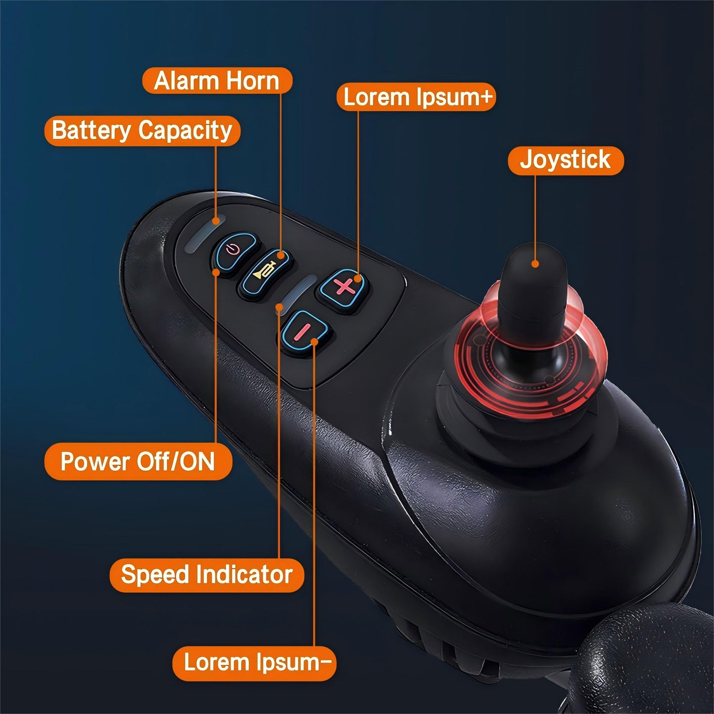 WEYRAL 25 Miles Travel Range Electric Wheelchair, Foldable Lightweight Electric Wheelchairs for Adults, 300 lbs Capacity, Portable Motorized Wheelchair for Seniors