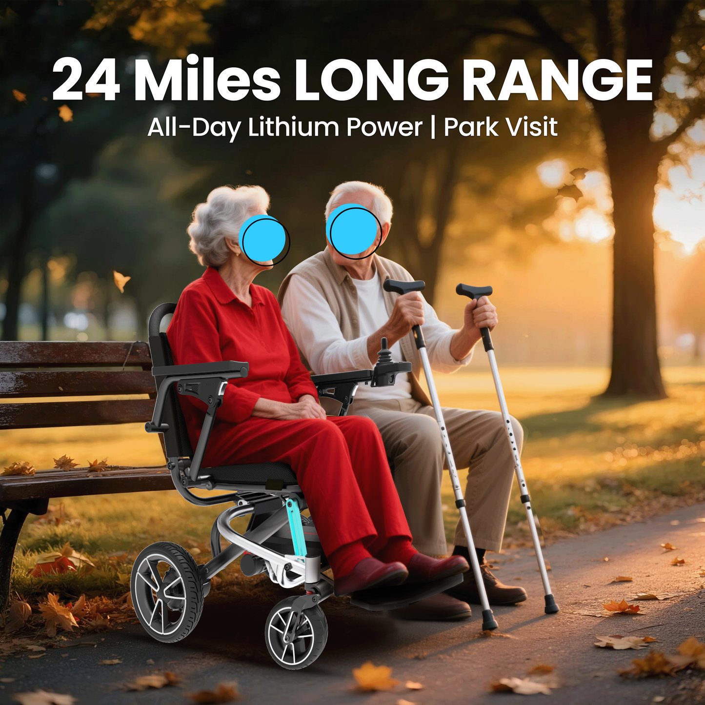 WEYRAL Ultra-Light Electric Wheelchair