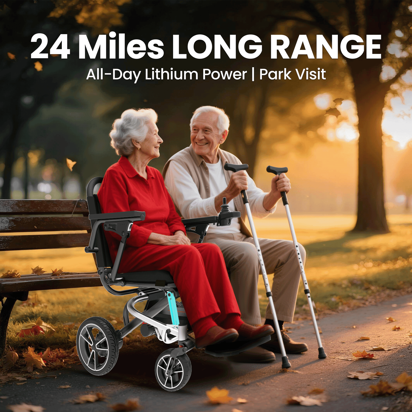 WEYRAL Ultra-Light Electric Wheelchair