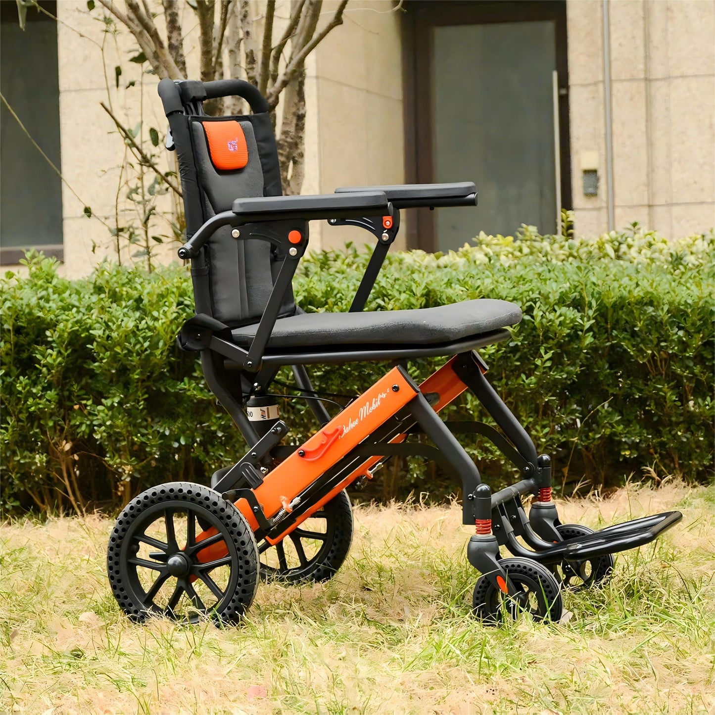 WEYRAL Transport Wheelchair，Orange