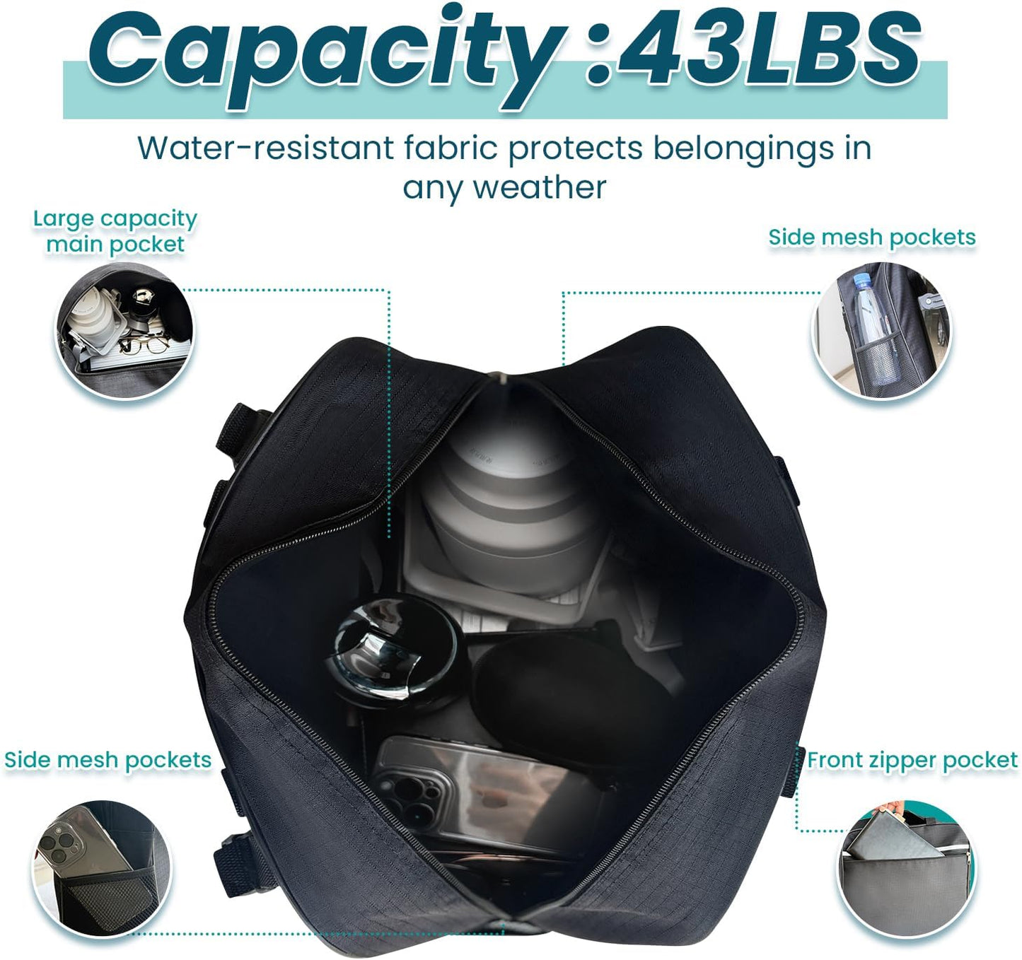 WEYRAL Wheelchair Bag