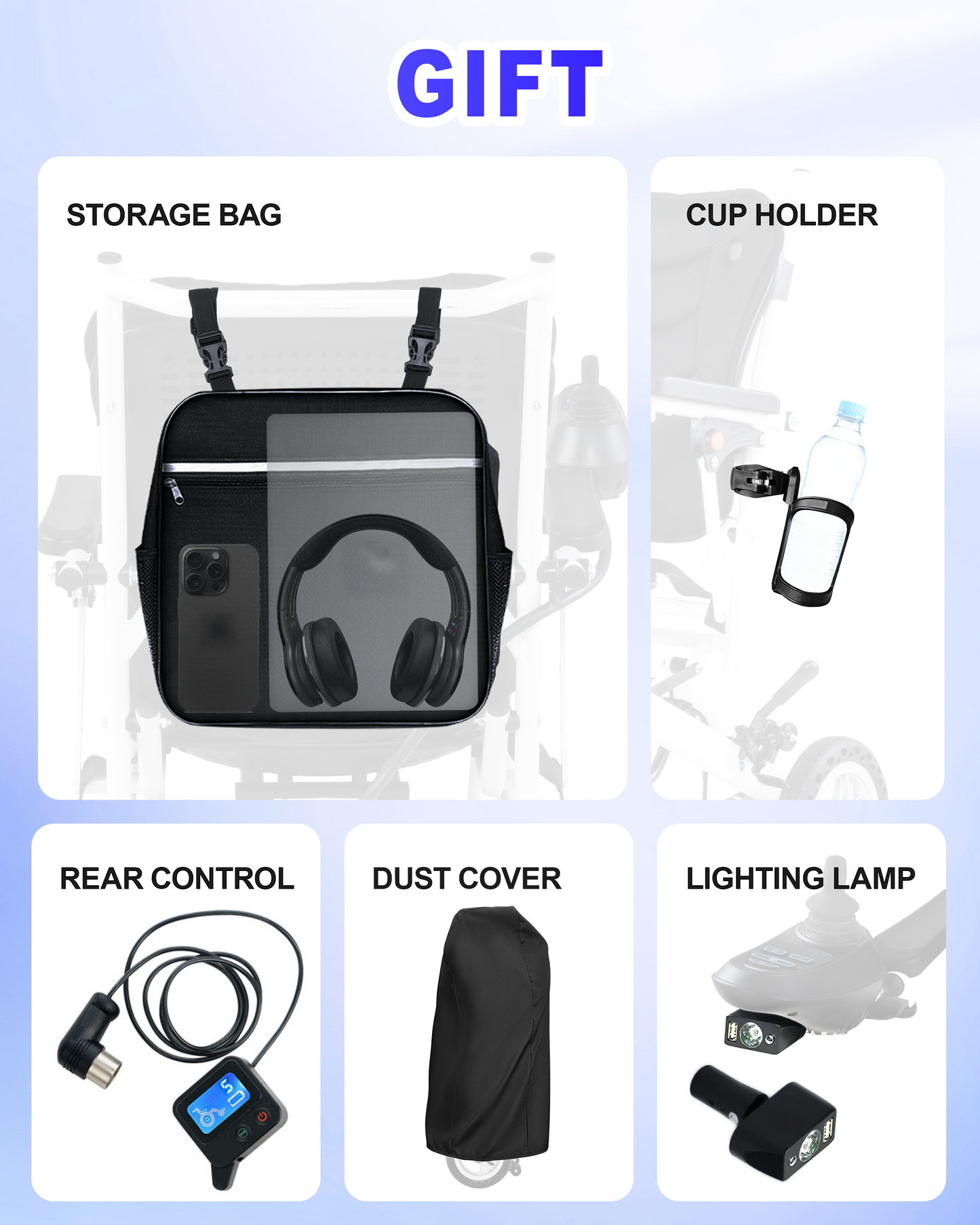 WEYRAL 25 Miles Electric Wheelchair, Dual Lithium Batteries