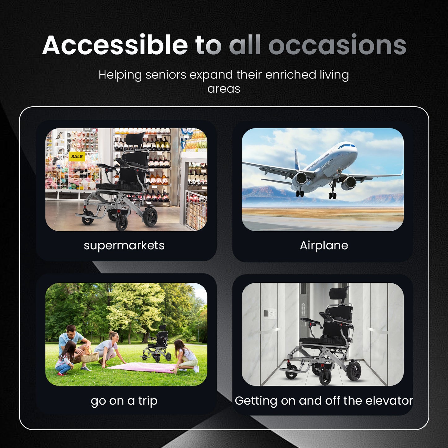 WEYRAL 25 Miles Reclining Electric Wheelchair