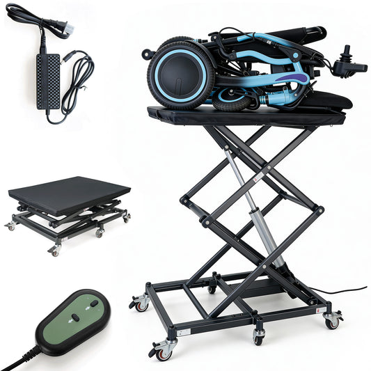 WEYRAL Electric Scissor Lift Table, Hydraulic Scissor Cart